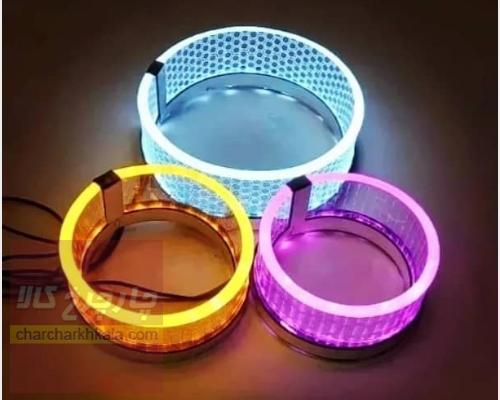 نئون 3D مناسب چراغ جلو کیا سلتوس 2024 مجموعه 2 عددی
