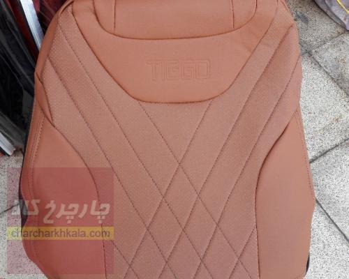روکش صندلی تیگو 8 پرومکس چرمی برند آیسان