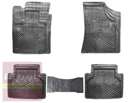 کفپوش لاستیکی نیسان ترا پنج تکه تک سایز