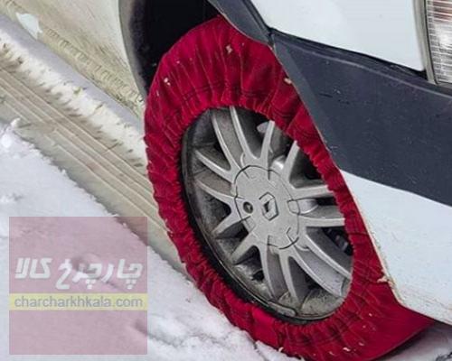 زنجیر چرخ نانو الیافی nano plus گک امکو مجموعه 2 عددی با دستکش همراه