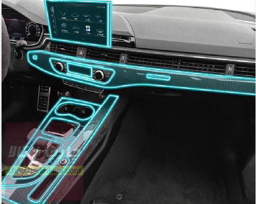 گلس محافظ مانیتور و کنسول آئودی Q5 برند BOHU بادیفنس خودترمیم